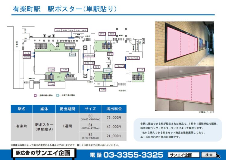 有楽町　駅ポスター